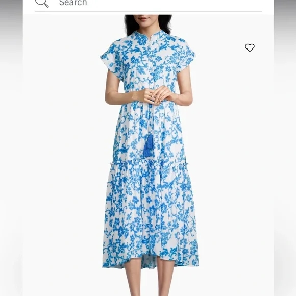 Ro’s Garden Mumi Printed Drawstring Midi-Dress - Picture 7 of 8